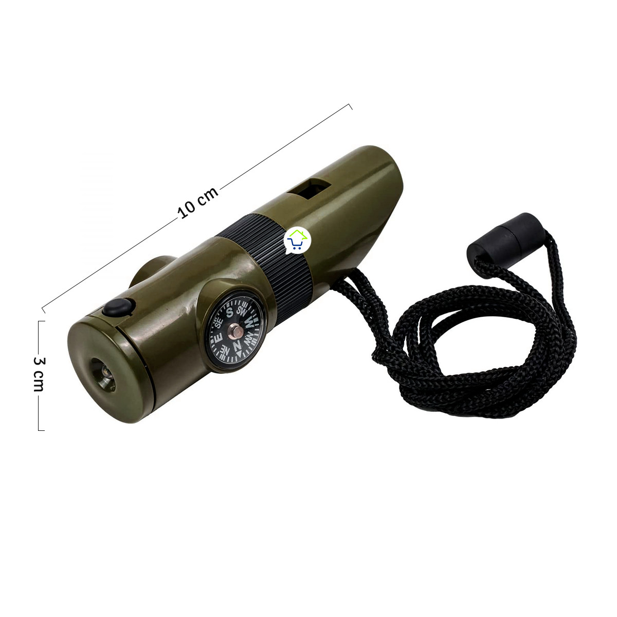 Miniatura 7 de Silbato Supervivencia 7 en 1 22MK1